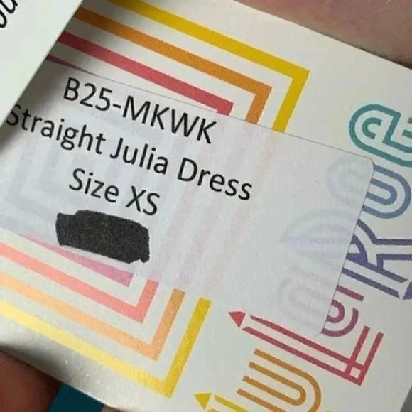 Lularoe dress straight Julia sz XS 0-2 color block - Picture 5 of 9